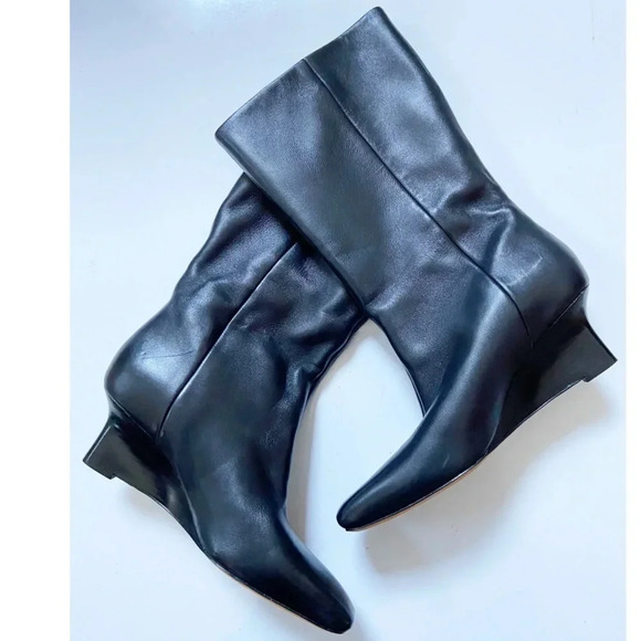 NEW Vince Beverly Square Toe Wedge Boot size 6 - Picture 3 of 7